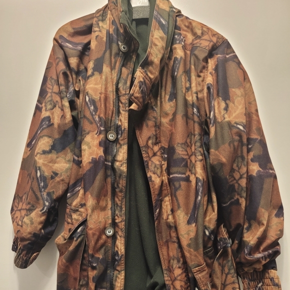 Vintage camo fleece jacket - Picture 1 of 4